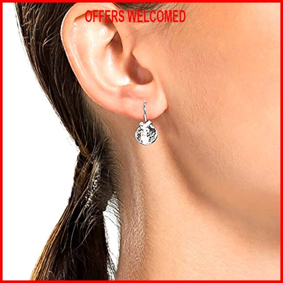 Touchstone Crystal Crystal Drop Earrings with Lever Back Closure, Rhodium Plated Setting
